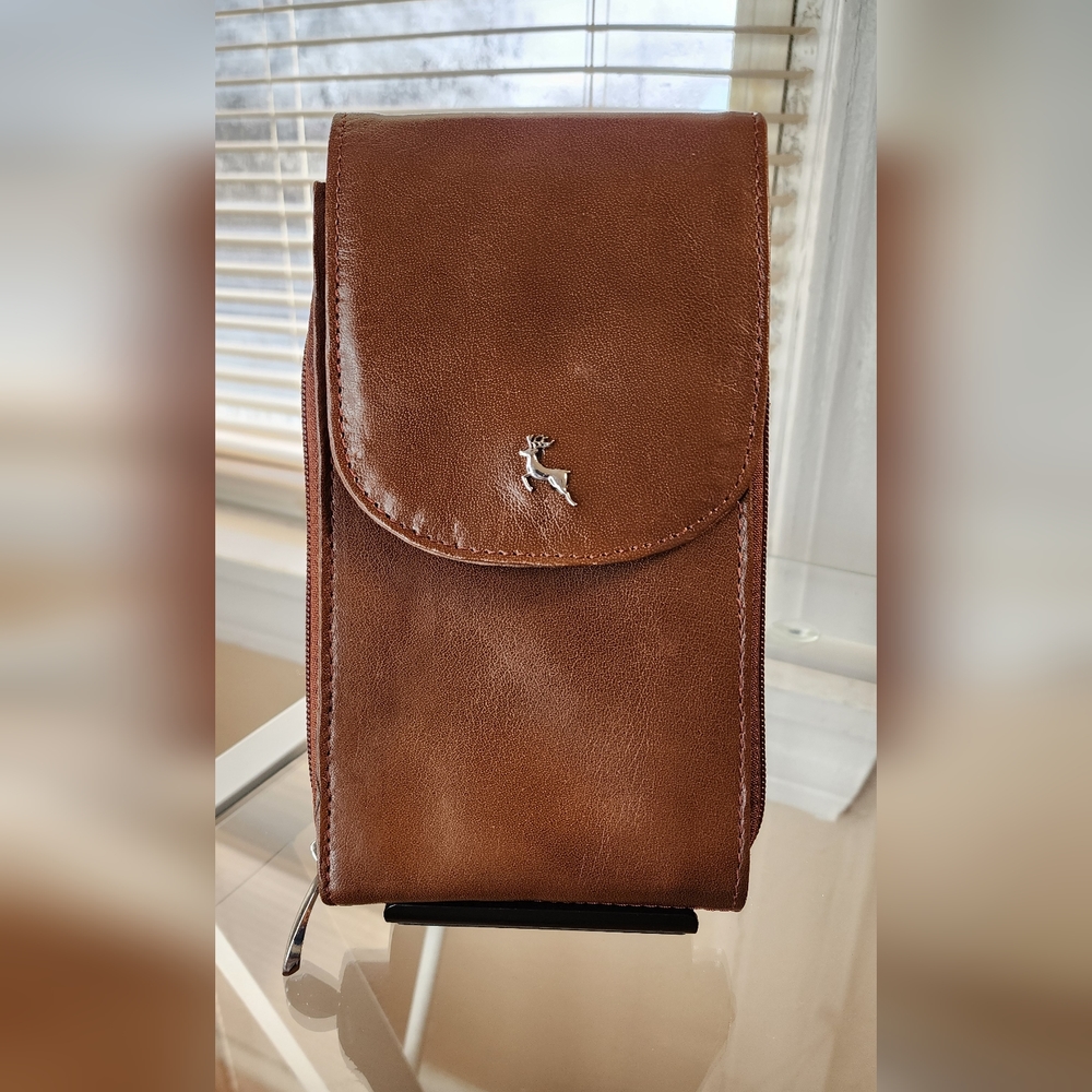 Ashwood Genuine Leather Phone Crossbody Bag